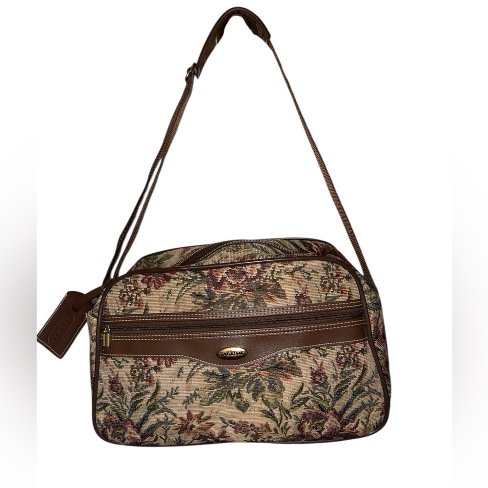 Floral Tapestry Travel Bag
